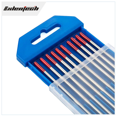 Κόκκινο ηλεκτρόδιο WP 2.4mmx175mm βολφραμίου ράβδων συγκόλλησης cOem TIG για το φανό συγκόλλησης