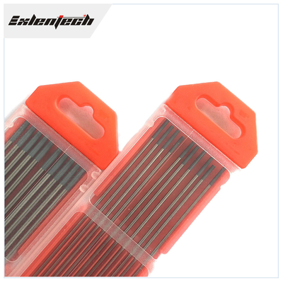 Γκρίζο CE 3/32 &quot; Χ 7» 10Pcs ηλεκτροδίων 2% βολφραμίου συγκόλλησης WC20 TIG
